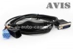 Кабель AVS01DMCC 8 pin для подключения чейнджера AVIS AVS988 для AUDI /VOLKSWAGEN