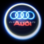 Светодиодный проектор Светодиодный логотип на AUDI накладной